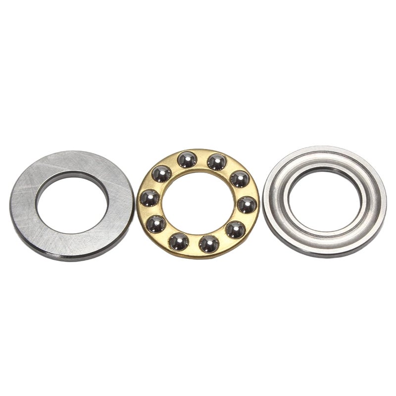 STYUI (10Pcs) F10-18M Miniature Thrust Ball Bearings 10mm x 18mm x 5.5mm Miniature Plane Thrust Bearings Chrome Steel One Way - Image 2
